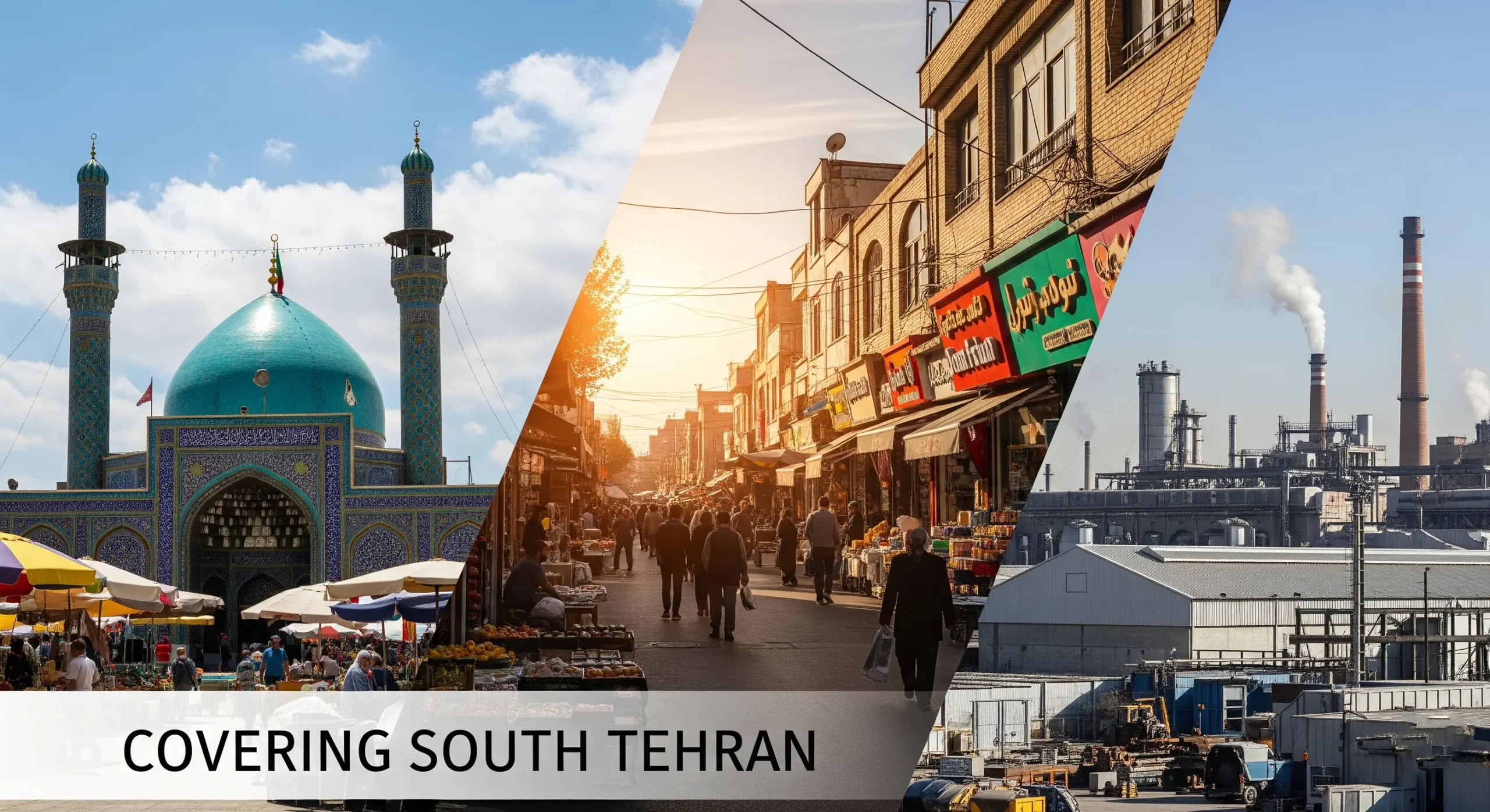 جمع آوری ضایعات از محله‌های جنوب تهران شامل شهرری و نازی آباد