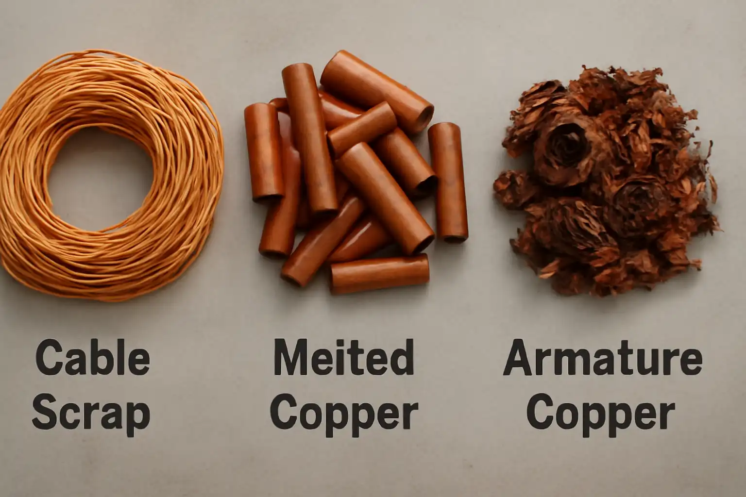 خرید انواع ضایعات مس کابلی، مس ذوبی و مس آرمیچری در تهران