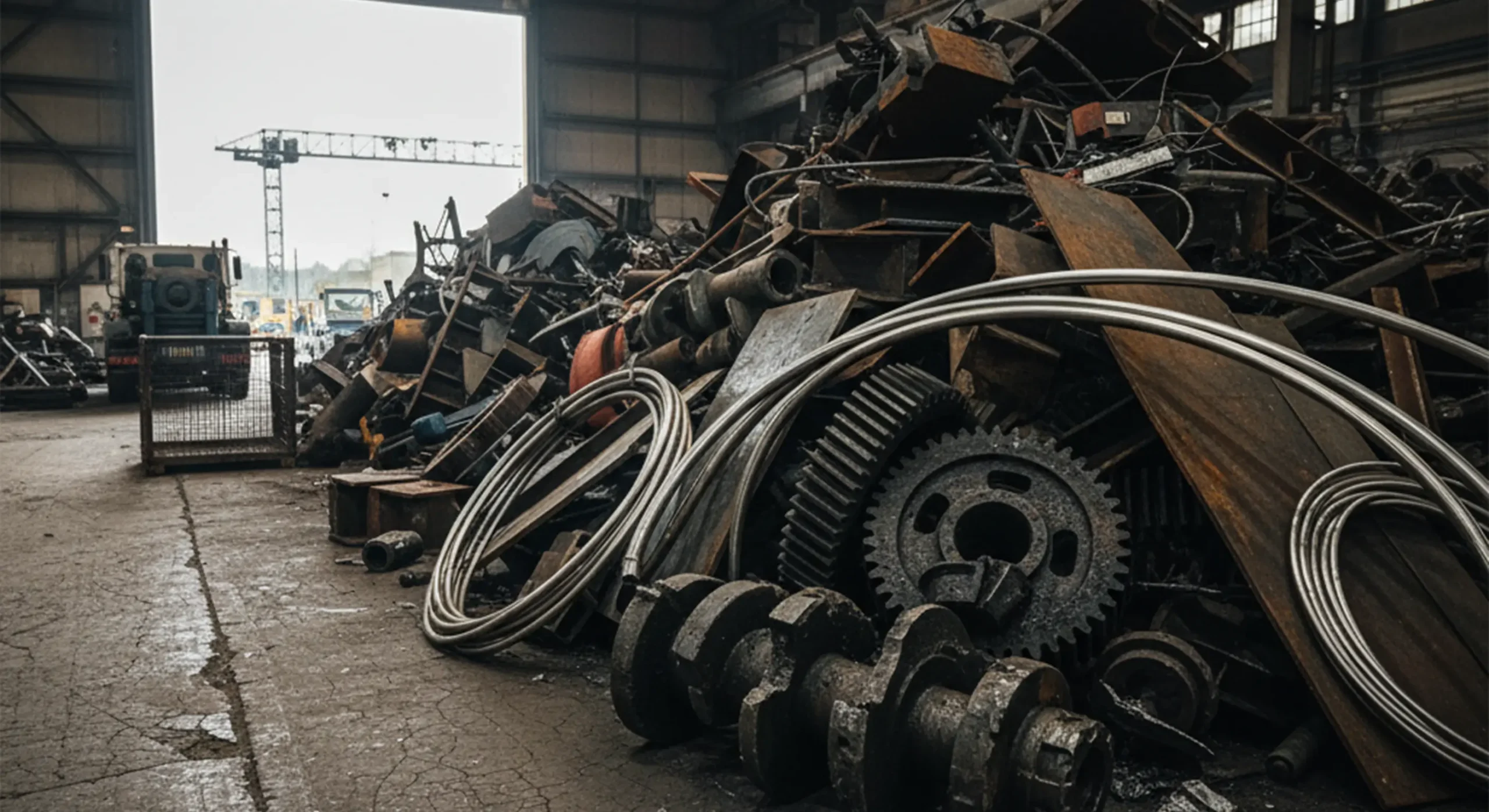 خرید انواع ضایعات فولاد آلیاژی سنگین و ضایعات استیل صنعتی.