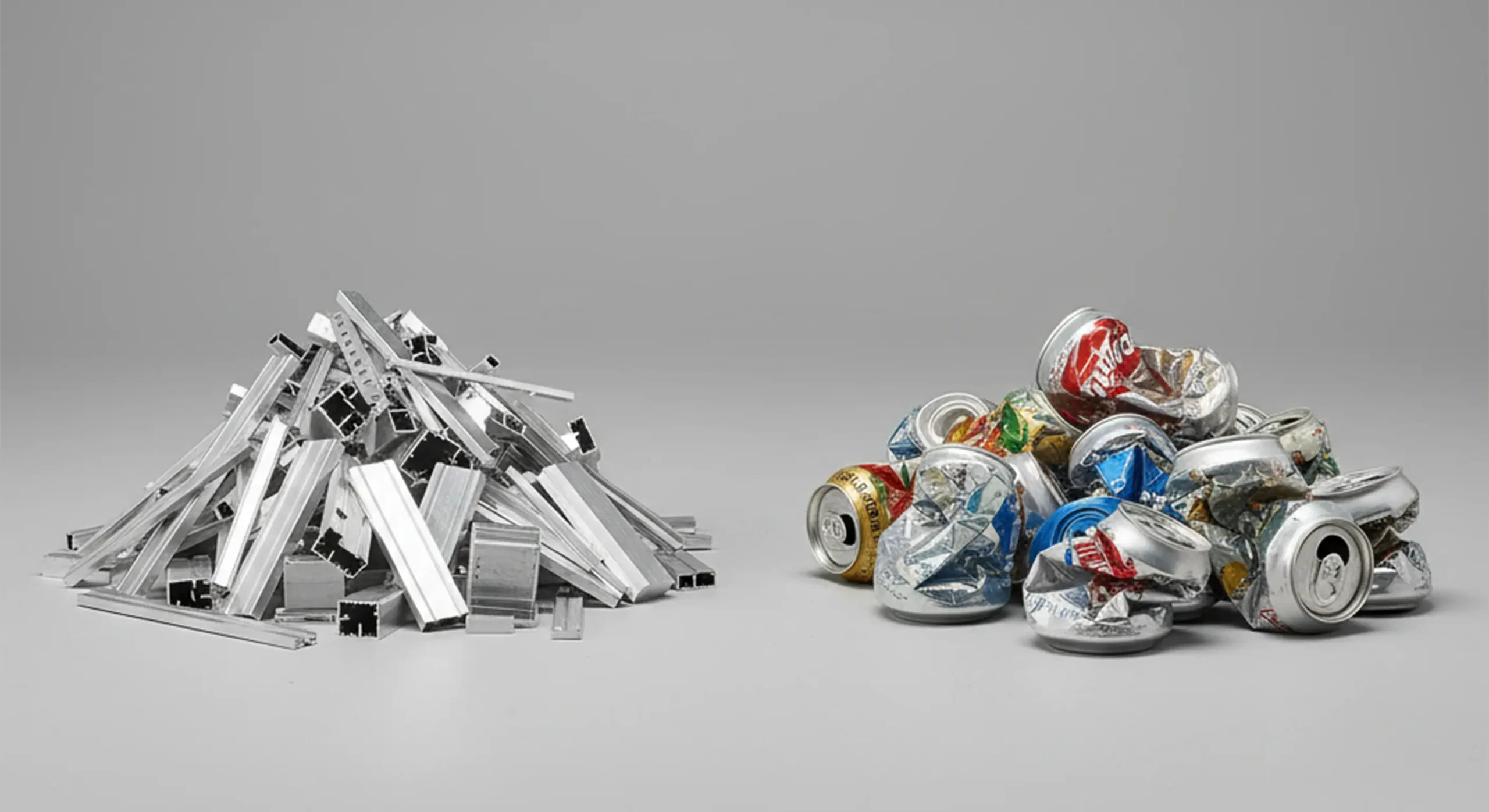 ضایعات آلومینیوم خشک (پروفیل) و نرم (قوطی) خریداری شده توسط ضایعات حامد.