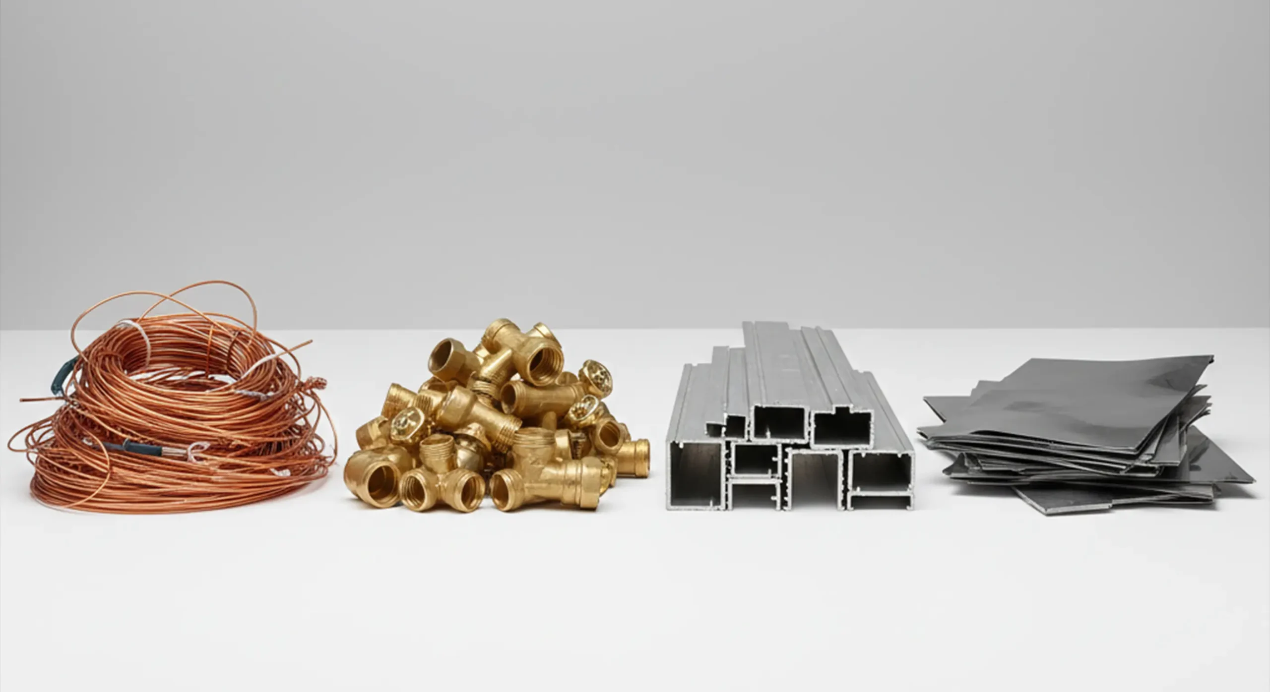 خرید یکجا تمام ضایعات فلزی شامل مس، برنج، آلومینیوم و استیل.